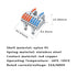 10 Pcs DIN Rail Terminal Blocks?28-12AWG Quick Wiring Cable Connector DIY Push-in Conductor Wire Connectors (2 in 8 Out)...