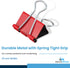 1InTheOffice Small Binder Clips 3/4 Inch, Mini Paper Binder Clips, Assorted Colors (80 Pack)...