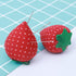 5pcs Needle Pin Cushion Soft Fabric Strawberry Shape Red Cross Stitch Needle Pins Pillow Pincushion Home Sewing Quilting Accessories DIY Crafts Ho...