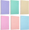 6 Pack A5 Spiral Lined Notebook Journal 120 Pages Ruled Notebooks Sketch Book Memo College (Dark Pink, Light Pink, Blue, Beige, Green, Purple, 6 P...