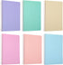 6 Pack A5 Spiral Lined Notebook Journal 120 Pages Ruled Notebooks Sketch Book Memo College (Dark Pink, Light Pink, Blue, Beige, Green, Purple, 6 P...