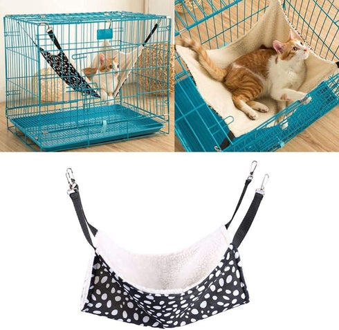 Pet Cotton Hammock, Hanging Bed Warm Hammock Swing for Bird Parrot Rat Sugar Glider Chinchilla Squirrel Guinea Pig...
