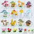 26 Pcs 1.5 to 1.8 Inch Resin Mushroom,Cute Mushrooms Fairy Garden Mushrooms Ornaments for Outdoor Decoration,Home Décor,Cake Decoration,DIY Bonsai...
