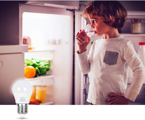 Vgogfly LED Refrigerator Light Bulb 40W Equivalent 120V A15 Fridge Waterproof Bulbs 5W Daylight White 5000K E26 Medium Base Freezer Home Lighting ...