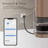 nooie Bluetooth Smart Plug, WiFi Mini Smart Outlet, Remote/Voice Control, Compatible with Alexa Google Home, Schedule Timer, Child Lock, ETL Certi...