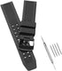 iStrap Replacement for Luminox Silicone Watch Band 23mm Rubber Strap for 3050 3080 and 3950 Series...