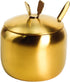 Stainless Steel Sugar Bowl Spice Jar Storage Seasoning Pot with Lid Spoon...