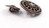 Bezelry Antique Copper Sun Metal Shank Blazer Button Set. 6 Pcs of 23mm, 8 Pcs of 15mm...