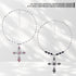 2 Pcs Crystal Cross Necklace Y2k Necklaces Vintage Goth Pearl Necklace Aesthetic Cross Choker Pearl Chain Necklace Gothic Cross Pendant for Women ...