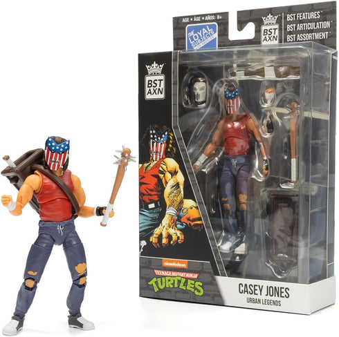 The Loyal Subjects Teenage Mutant Ninja Turtles Casey Jones 'Urban Legends' BST AXN 5-inch Action Figure with Accessories...
