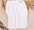 10Pairs(Non-Sticky) White Disposable Breathable Slim Barefoot Insoles Natural Sweat Insoles Feet Solution Treatment Shoe Insert Pads for Walking J...