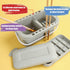 Paint Brush Cleaner,Paint Brush Basin with 10 PCS Paint Brushes,Paint Brush Holder and Organizers with Palette for Acrylic, for Watercolor and Wat...