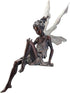 EKDJKK Sitting Fairy Statue Garden Ornament Resin Craft Landscaping Yard Decoration Park Present Lawn Decoration Home Patio Garden...