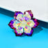 Shining Crystal Flower Brooch For Women Handmade Lapel Pin Jackets Clothes Badge Party Accessories Jewelry Gifts for Bridal Women Girl...