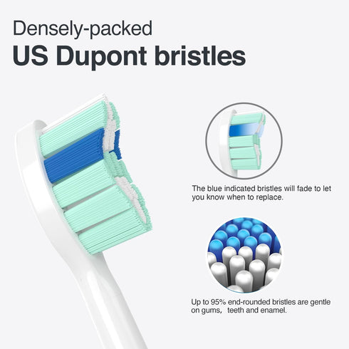 Replacement Toothbrush Heads for Philips Sonicare Replacement Heads, Brush Head Compatible with Phillips Sonicare Electric Toothbrushes C2,4100,C1...