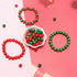 300Pcs10mm Wood Beads for Craft/Christmas Decor Red and Green Painted Wooden Beads Hole 3mm, Loose Spacer Beading Supplies for Jewelry Making/DIY ...