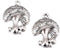 30pcs Antique Silver Plated Mushroom Charms Pendant DIY Bracelets Necklace Jewelry Making Craft Wholesale 25mmx20mm(A055)...