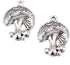 30pcs Antique Silver Plated Mushroom Charms Pendant DIY Bracelets Necklace Jewelry Making Craft Wholesale 25mmx20mm(A055)...