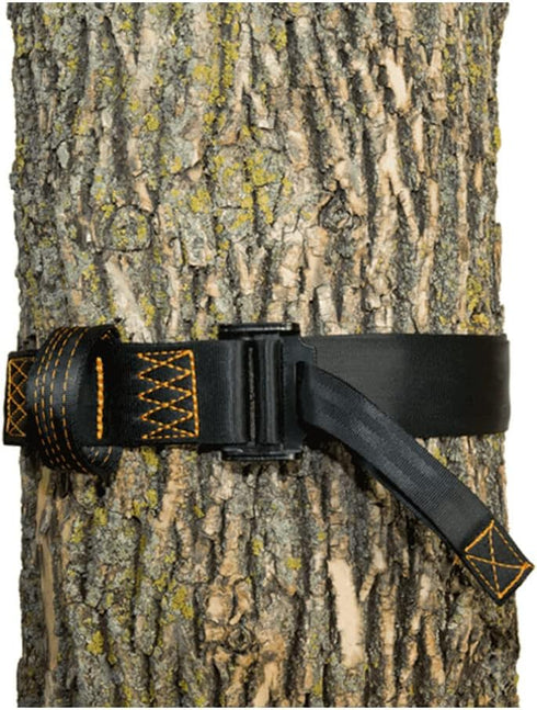 Muddy Outdoors Safety Harness Stitched Nylon Tree Strap with Steel Buckle for Tree Climbing & Hunting...