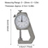 Thickness Gauge Metal Thickness Gauge Thickness Caliper Measuring Tool 0-20mm Jewelry Measuring Gauge Calipers Metal Gauge Thickness Tool Paint Th...