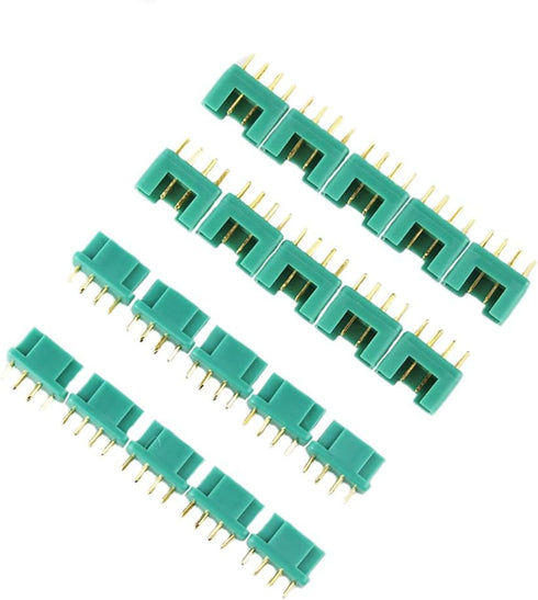10 Pairs MPX M6 Connector Plug Multiplex Socket for RC Lipo Battery Quadcopter/Buggy 6M...