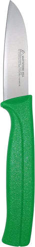 Paring Knife - MATTSTONE HILL 3.15 Inch Paring Knife, Small Kitchen Utility Knife, Premium Stainless Steel Vegetable Knife, Green Handle...