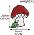 Lovely Mushroom and Frog Enamel Brooch Pin - Charming Lapel Pins Jewelry...