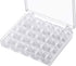 Eoehro 25 Pcs Bobbins for Sewing Machine, Sa156 Bobbins, Bobbins Class 15, Sewing Accessories, Plastic Bobbin with Case(1 Box)...