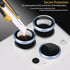 Camera Lens Protector for iPhone 13 Pro & iPhone 13 Pro Max, Tempered Glass Lens Protector Aluminum Alloy Ring Camera Cover Fits for iPhone 13 Pro...