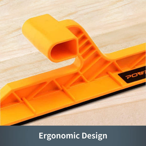 POWERTEC Deluxe Push Block Fits Table Saw, Router Table, Band Saw & Jointer, Dual-End Push Handles with Ergonomic Design. Wood Pusher Reduces Kick...