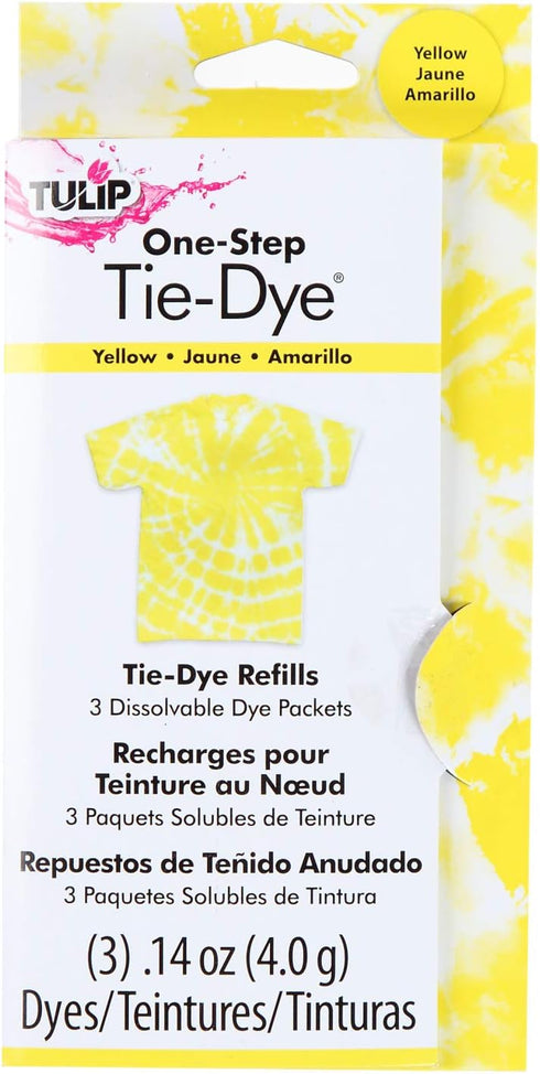 Tulip One-Step Tie-Dye Kit Tulip Fabric Dye Open Stock 29036 Fdy Refill Yellow...