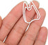 Tooth Paper Clips, 100pcs White Tooth Paper Clips Bookmarks Cute Paper Clips Small Paperclips for Office School Paper Files Organizing...