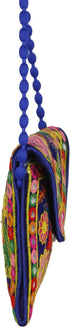 Elephant Sling Bag, Foldover Clutch, Hand Bag, Shoulder Bag & Cross Body Bag for Women & Girls (Blue Color)...