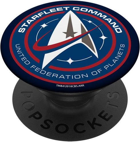 Star Trek Starfleet Badge PopSockets Stand for Smartphones and Tablets PopSockets Standard PopGrip...