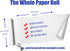 Static Whiteboard Wallpaper Roll, Portable Restickable Dry Erase White Board Wall Paper (16.5X196 in.) No Adhesive for Home Office Classroom...