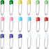 50 Pcs Diaper Pins, Plastic Head Safety Pin with Safe Locking Closures (Colorful)...