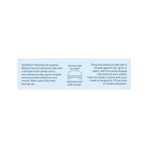 OraCoat XyliMelts® Dry Mouth Relief Oral Adhering Discs, Sensitive with Xylitol, For Dry Mouth, Stimulates Saliva, Non-Acidic, Day and Night Use, ...