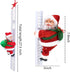 Electric Santa Climbing Up and Down Tree with Music, Bag of Presents - Holiday Decor for Home, Door, Wall - Xmas Ornament...