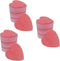 Heart Shaped Sponge, Dual-Sided Kitchen Scrubber for Washing Dishes, Pots, Pans and General Household Cleaning, Light Pink (12 Pack)...