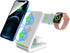Wireless Charging Stand, Sunffice 3 in 1 Fast Charging Wireless Charging Station Dock for iWatch SE/6/5/4/3/2, Airpods Pro/2/3, iPhone 13/12/11/11...