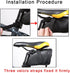 Bicycle Seat Bag Water Proof,Bike Pack Under Seat,Wedge Saddle Bag for Bike,Cycling Accessories...