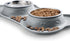 Hubulk Pet Dog Bowls 2 Stainless Steel with No Spill Non-Skid Silicone Mat + Pet Food Scoop Water and Food Feeder Bowls for Feeding Small Medium L...