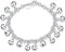 Metmejiao Charming Fashion 925 Sterling Silver Plated Bracelet Jingle Bells Bead Charm Bracelet Lady Jewelry...