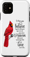 iPhone 11 Cardinal Red Bird Sign from Heaven Angel Case...