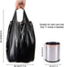 Small Trash Bags, Strong Black Garbage Bags, Unscented Thicken Bin Liner Suitable for Bedroom Home Kitchen 6 Gallon 120 Count...