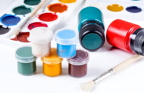 DecorRack 30 Plastic Mini Containers with Lids, 1oz, Craft Storage Containers for Beads, Glitter, Slime, Paint Pots or Seed Storage, Small Clear E...