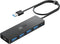 Acer USB Hub 4 Ports, Multiple USB 3.0 Hub, USB A Splitter for Laptop with USB C Power Port, USB Extender for A Port Laptop, Windows, Linux, Acer ...