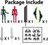 (Assembly Completed) T13 Action Figure Set, Titan 13 Robot Action Figure 3D Printed robo 13 Action Figure Articulated, Dummy 13 Lucky 13 Gift for ...