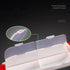 Fishing Tackle Box, 3 Layers Portable Fishing Lure Box Handheld Terminal Tackle Trays Plastic Storage Organizer with Dividers, Foldable Fishing Ji...