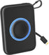 Portable Wireless Charger for Apple Watch 9/8/Ultra//4/37/6/5/2/SE, 5000mAh Magnetic iWatch Charger Power Bank with Built in Cable - Travel for Al...